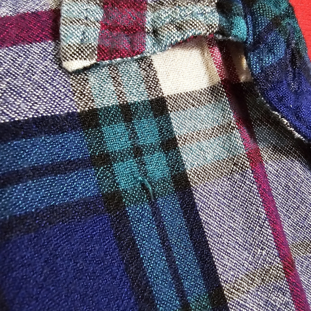 AEO Boyfriend Fit Button Down Flannel - Size SP - Picture 10 of 10
